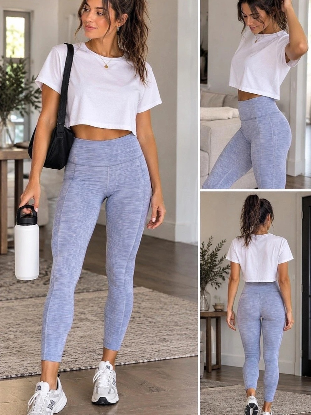 lululemon Wunder Under Gray Leggings Size 4 Like New